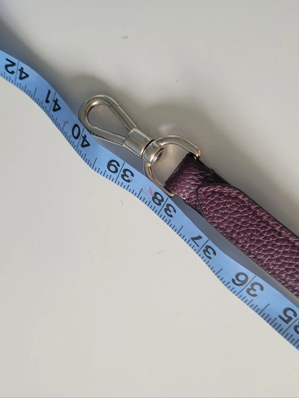 kate spade Plum and Black Leather Strap with Silver Hardware